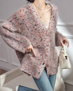 ウールネップ ミックスカーデ