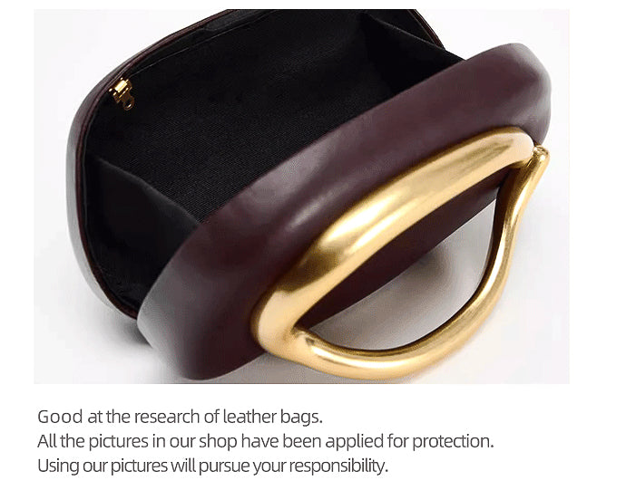 ゴールドハンドル クラッチバッグ