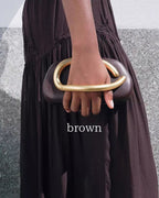 ゴールドハンドル クラッチバッグ