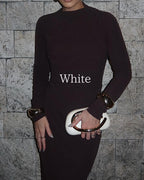 ゴールドハンドル クラッチバッグ