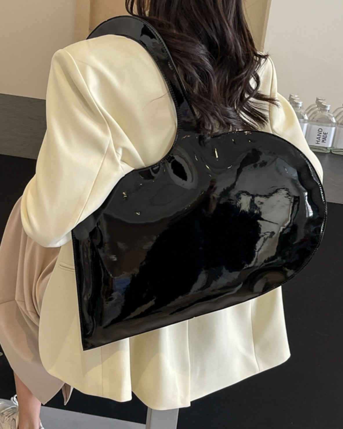 ハートシルエット ショルダーバッグ