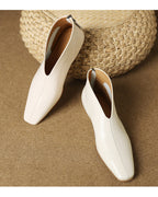 Vカット フラットブーティ