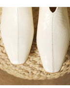 Vカット フラットブーティ