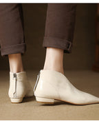 Vカット フラットブーティ