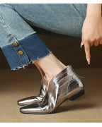 Vカット フラットブーティ