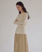 ドレープワンショル トップス