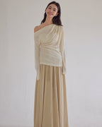 ドレープワンショル トップス