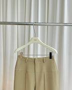 ハイウエストセンタープレスパンツ〈２color〉 - ivonir