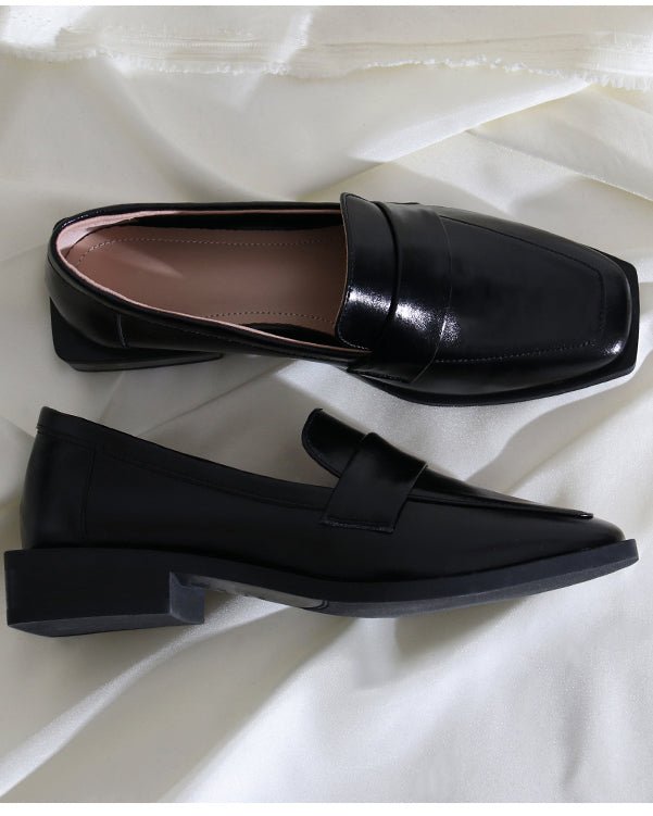 スクエアトゥローファー〈2color〉 - ivonir