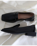 スクエアトゥローファー〈2color〉 - ivonir