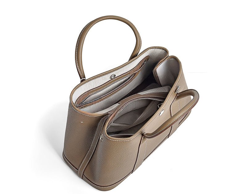 レザー ガーデントートバッグ 2way - ivonir