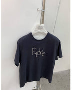 -ETOLIE-エンブロイダリー・フレンチTシャツ