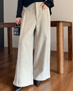 ウールデザインフレアパンツ〈3color〉 - ivonir