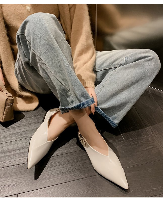 グラニー フラットシューズ〈3color〉 - ivonir