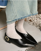 グラニー フラットシューズ〈3color〉 - ivonir