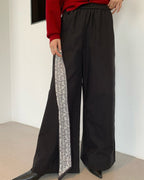 スカーフ付きフレアパンツ〈3color〉 - ivonir