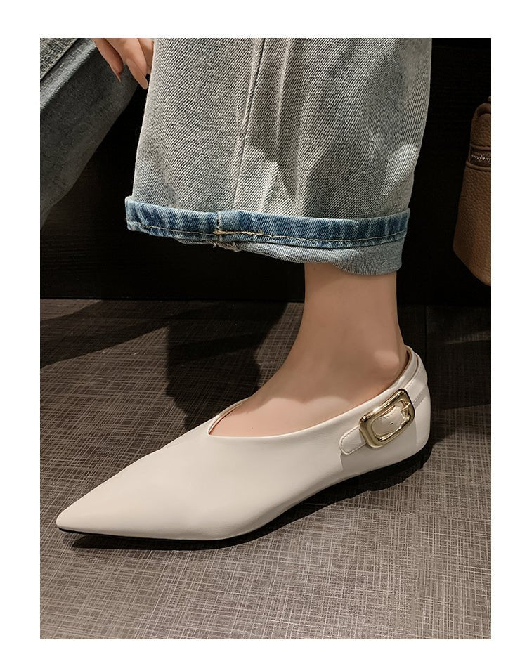 グラニー フラットシューズ〈3color〉 - ivonir