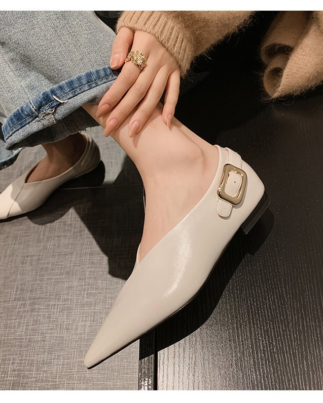 グラニー フラットシューズ〈3color〉 - ivonir