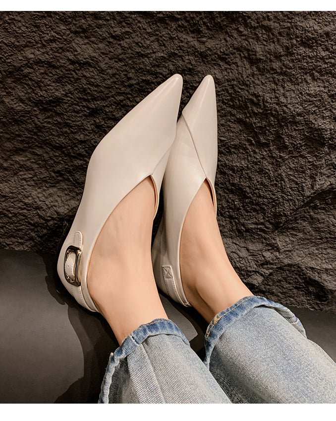 グラニー フラットシューズ〈3color〉 - ivonir