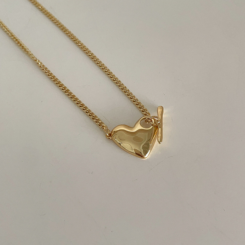 Heart Toggle Clasp necklace