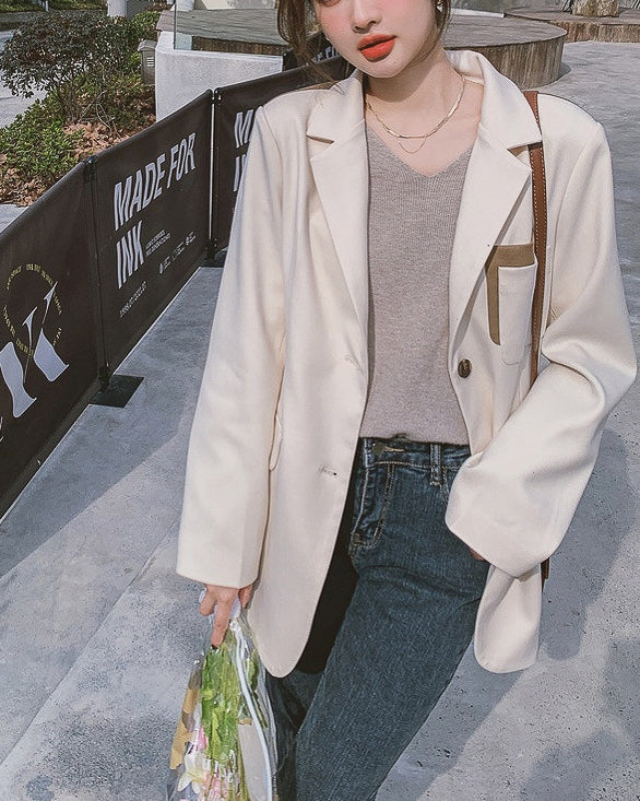 バイカラージャケット