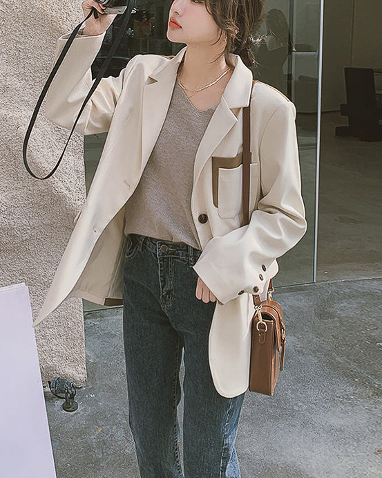 バイカラージャケット