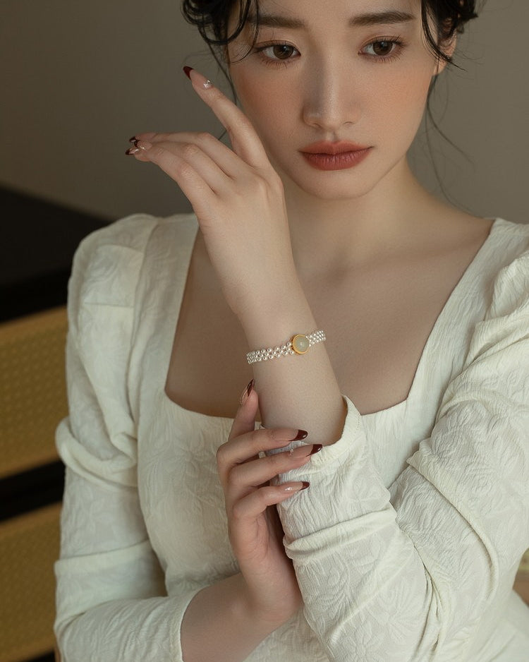 -classic-ウーブンパールブレスレット