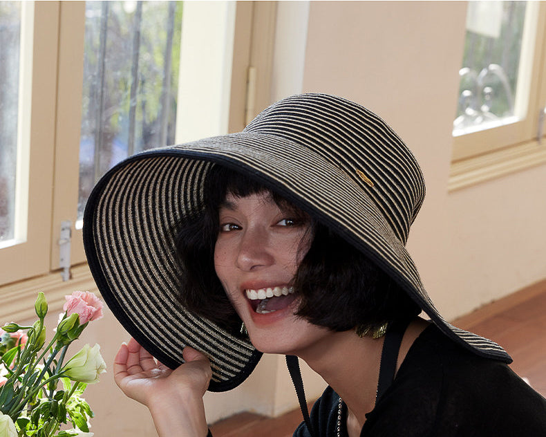ヘップバーン ハット〈日焼け対策〉