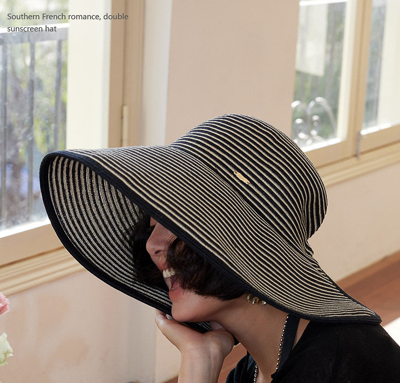 ヘップバーン ハット〈日焼け対策〉