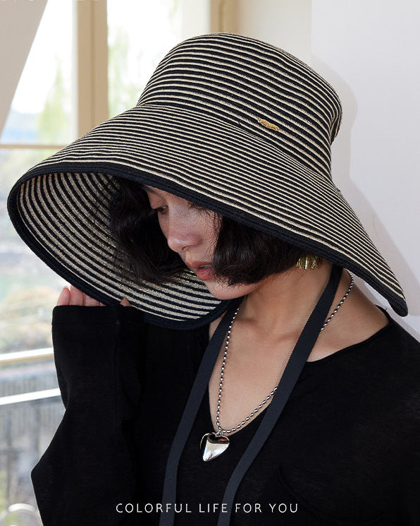 ヘップバーン ハット〈日焼け対策〉