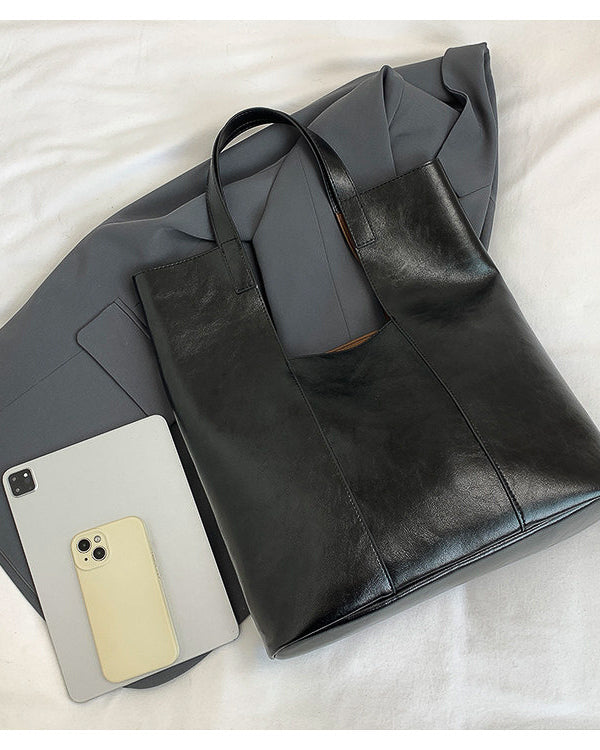 -square- レザーショルダーバッグ