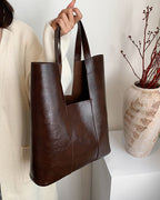 -square- レザーショルダーバッグ