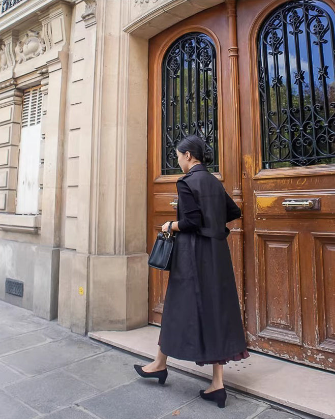 -paris-トレンチ ロングベスト〈2color〉