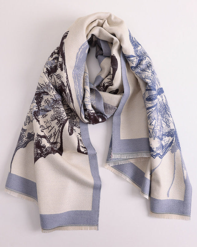 -butterfly- 大判アートストール〜華やぎ〜