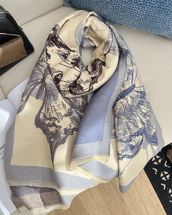 -butterfly- 大判アートストール〜華やぎ〜