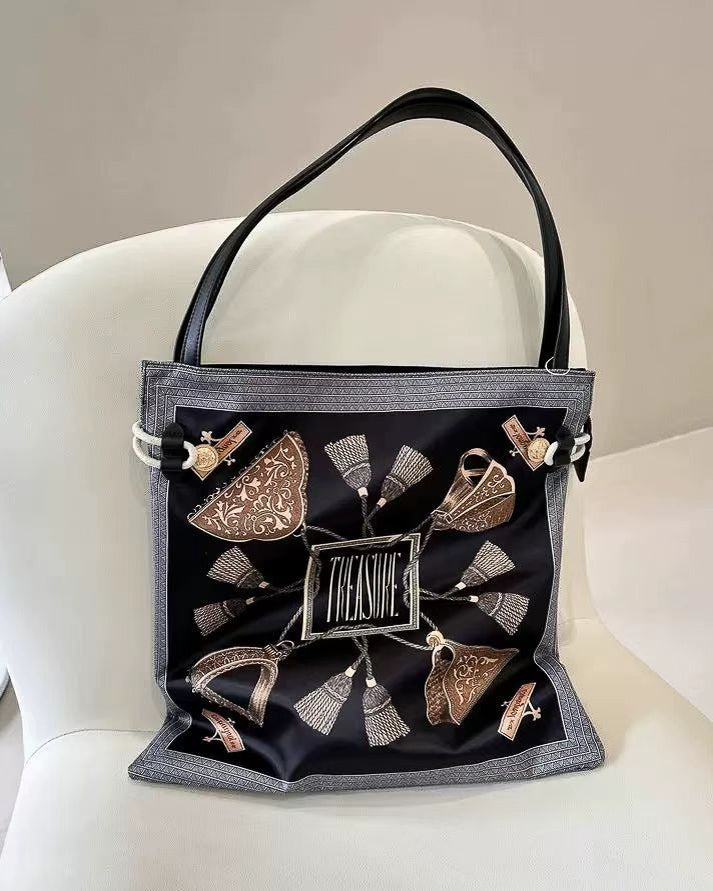 -French style-スカーフ バッグ