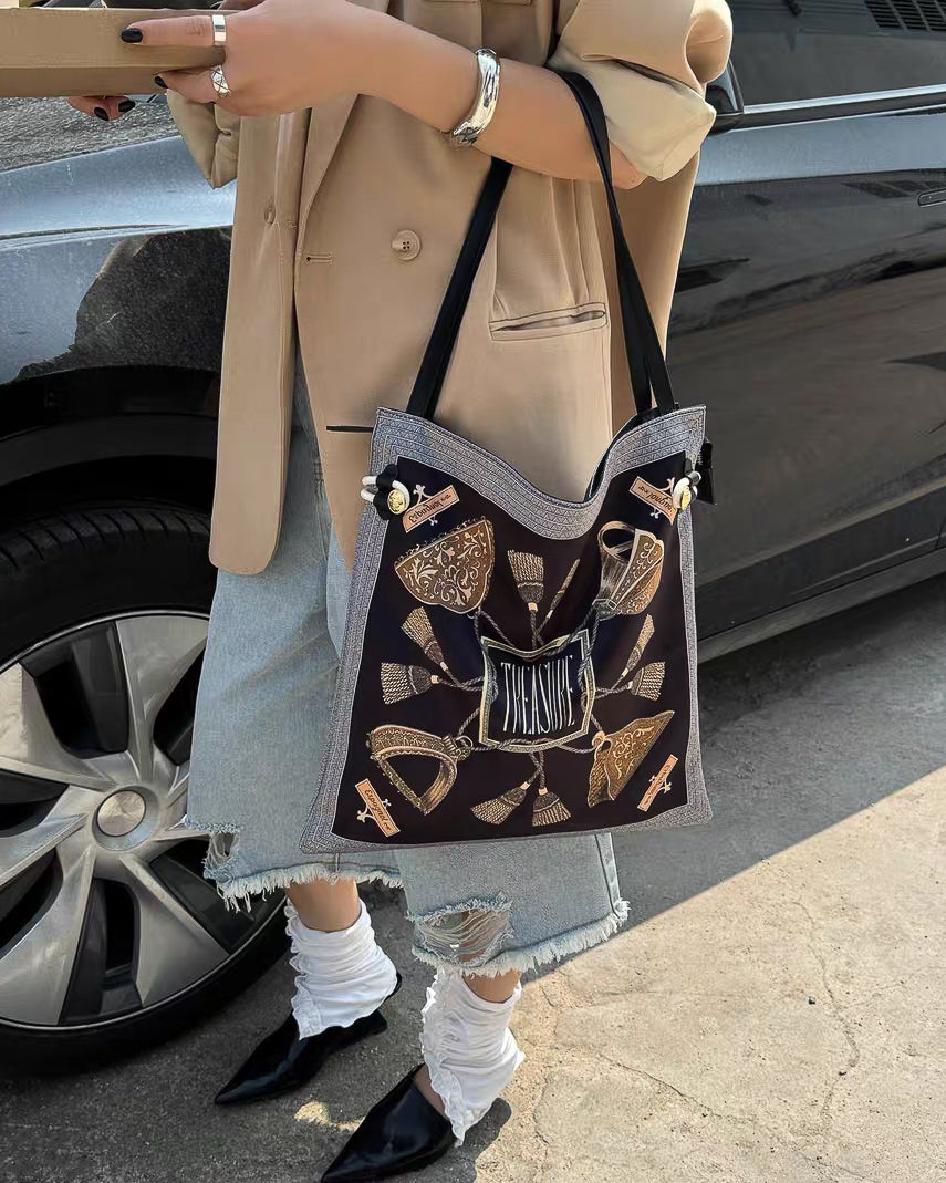 -French style-スカーフ バッグ