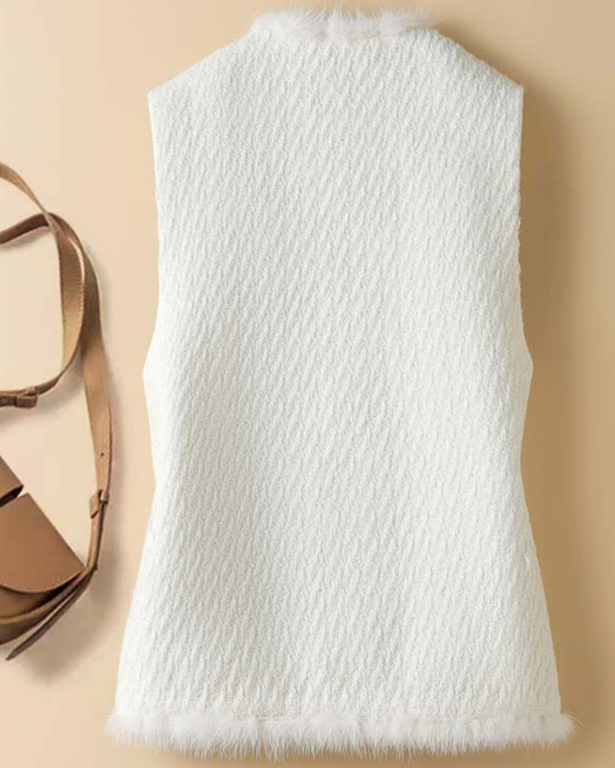 エレガント ダウンベスト〜上品な華やかさ〜