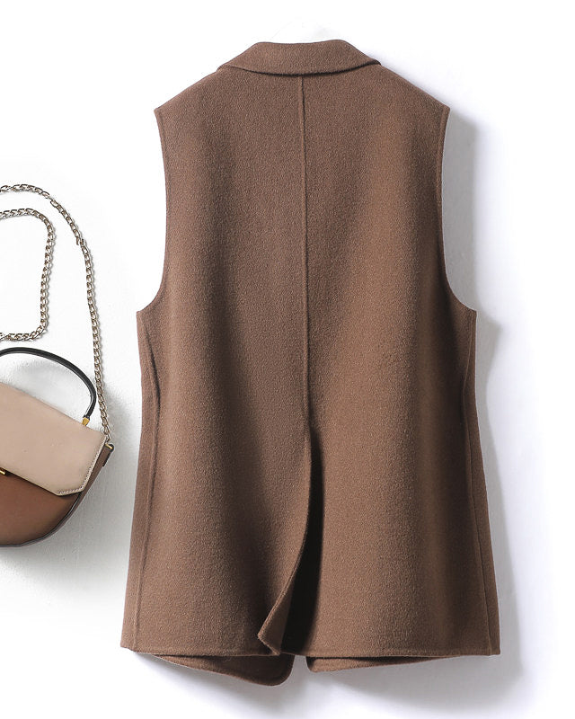 プレミアム エディターズ トレンチ風ベストコート