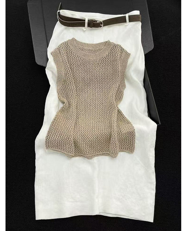 【セットアップ】〈summer knit〉スカートセット