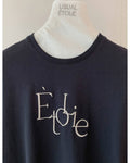 -ETOLIE-エンブロイダリー・フレンチTシャツ