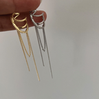 chain drop earcuff