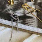 chain drop earcuff