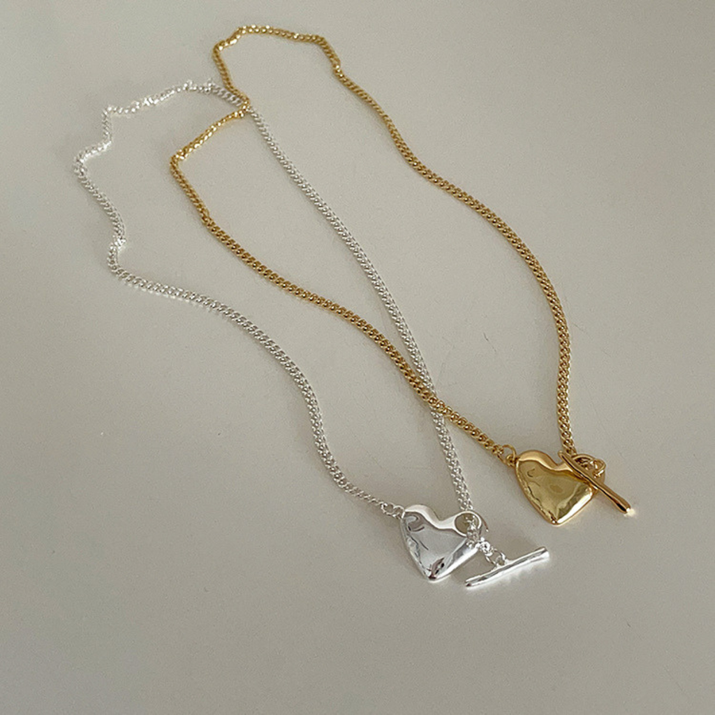 Heart Toggle Clasp necklace