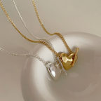Heart Toggle Clasp necklace