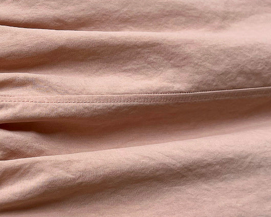 【セットアップ】リネン混ウエストベルト スカートセット-pink beige-