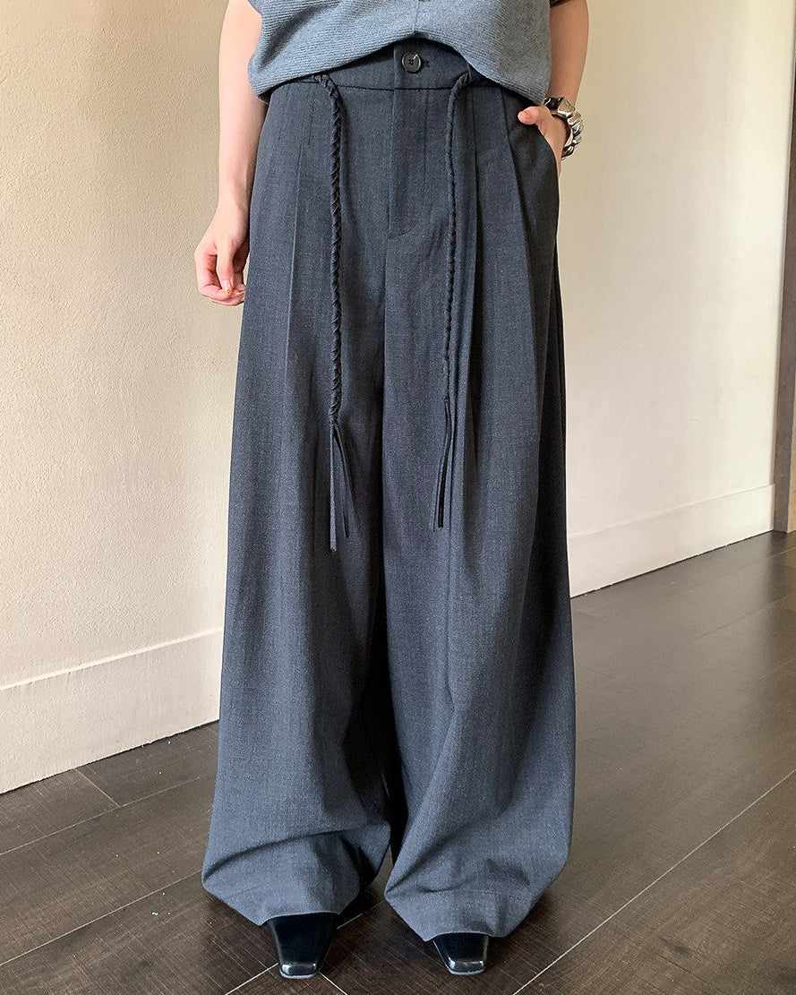 ツイストニット ワイドパンツ