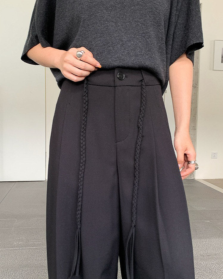 ツイストニット ワイドパンツ