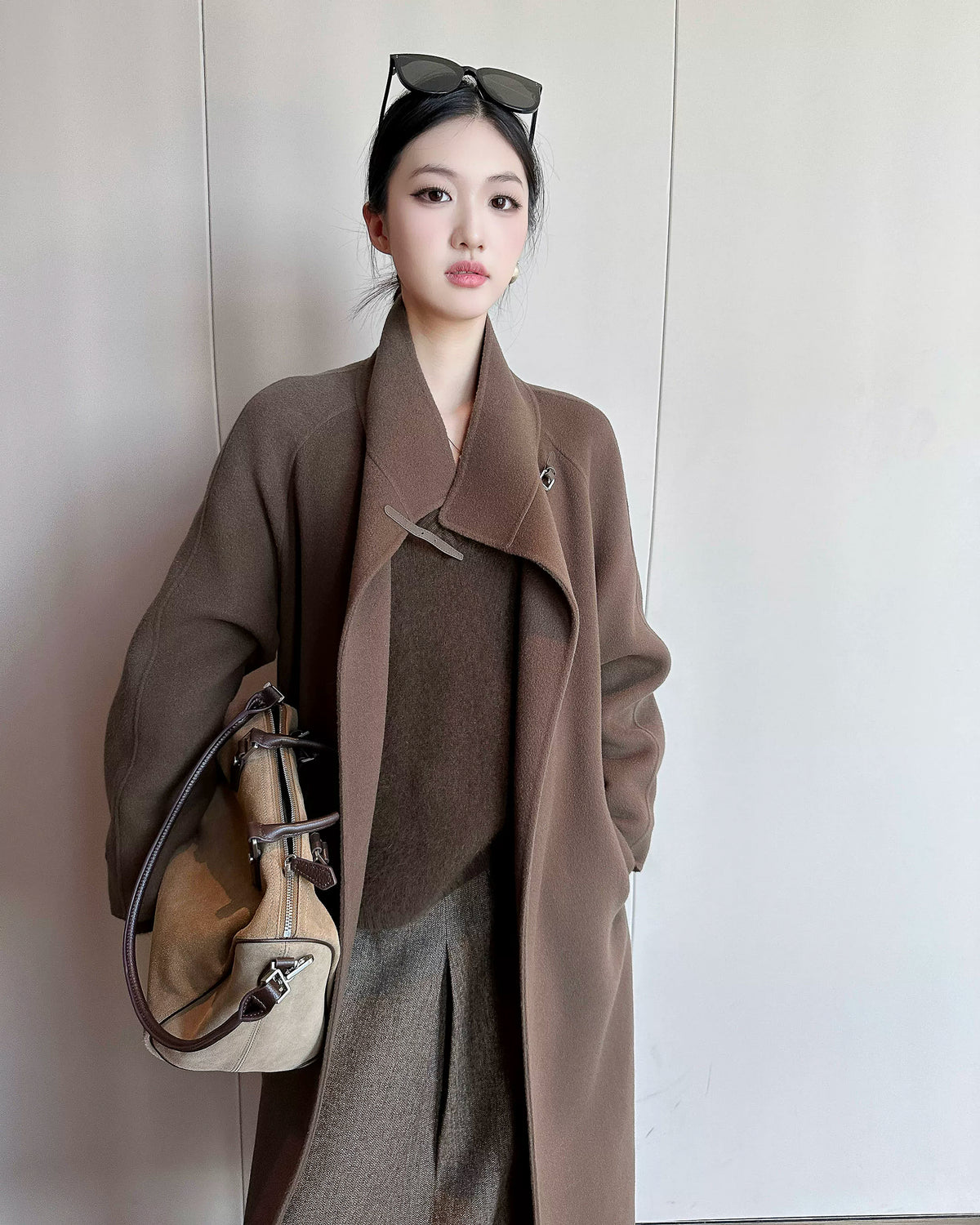 クラシカル バックルスタンドカラーコート