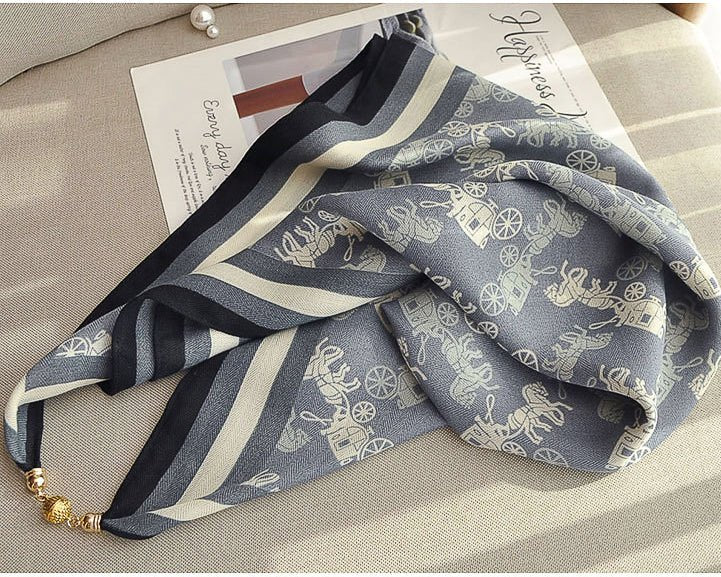 ラグジュアリー 大判スカーフ=classic= - ivonir